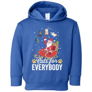 Cats For Everybody Santa Kitties Merry Christmas Costume Meaningful Gift Toddler Hoodie