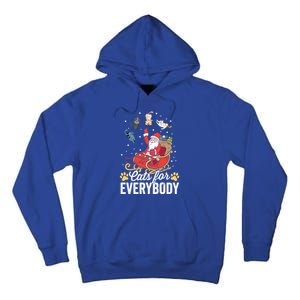 Cats For Everybody Santa Kitties Merry Christmas Costume Meaningful Gift Tall Hoodie