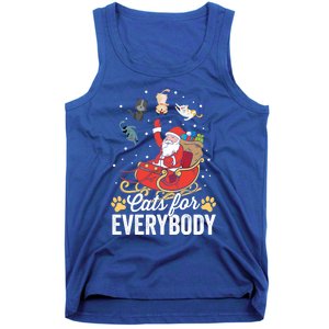 Cats For Everybody Santa Kitties Merry Christmas Costume Meaningful Gift Tank Top