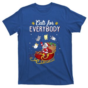 Cats For Everybody Ugly Christmas Cat Gift Cool Gift T-Shirt