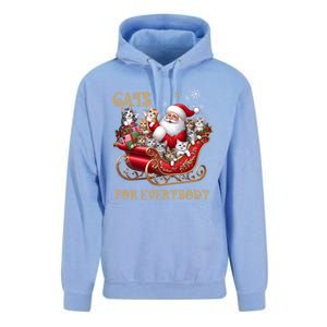 Cats For Everybody Xmas Funny Christmas Santa Gift Unisex Surf Hoodie