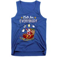 Cats For Everybody Cat Christmas Ugly Christmas Funny Gift Tank Top