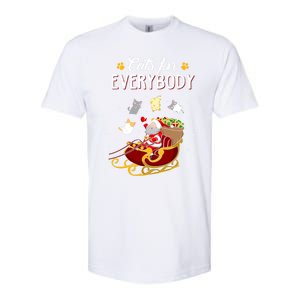 Cats For Everybody Cat Christmas Ugly Christmas Funny Gift Softstyle CVC T-Shirt