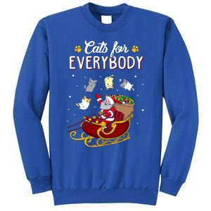 Cats For Everybody Cat Christmas Ugly Christmas Meaningful Gift Sweatshirt