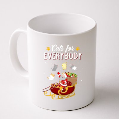 Cats For Everybody Cat Christmas Ugly Christmas Meaningful Gift Coffee Mug