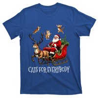 Cats For Everybody Christmas Cat Funny Xmas Santa Gift T-Shirt