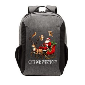 Cats For Everybody Christmas Cat Funny Xmas Santa Gift Vector Backpack