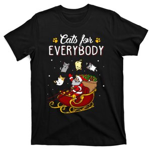 Cats For Everybody Ugly Christmas Cat T-Shirt