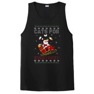 Cats For Everybody Christmas Cat Funny Xmas  PosiCharge Competitor Tank