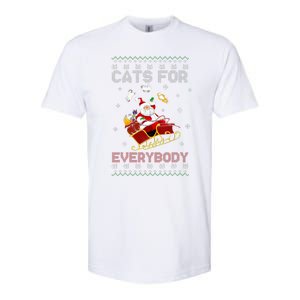 Cats For Everybody Christmas Cat Funny Xmas  Softstyle CVC T-Shirt