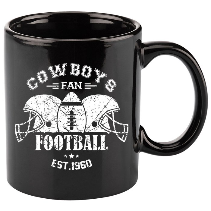 Cowboys Football Est 1960 Fan 11oz C Handle Ceramic Mug