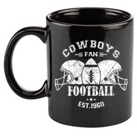 Cowboys Football Est 1960 Fan 11oz C Handle Ceramic Mug