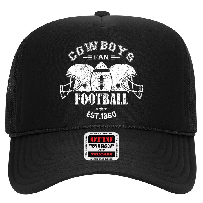 Cowboys Football Est 1960 Fan Trucker Hat