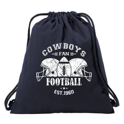 Cowboys Football Est 1960 Fan Drawstring Bag
