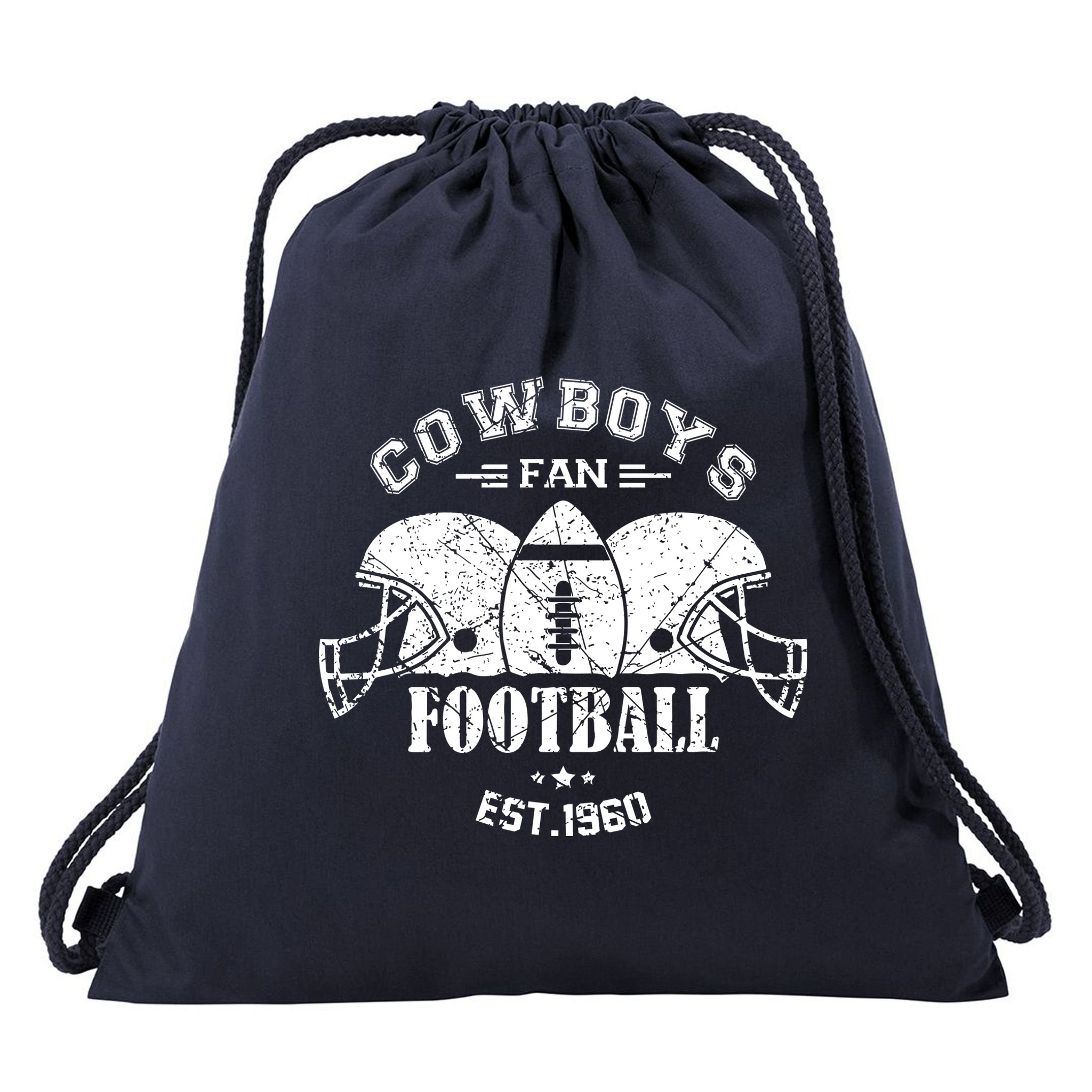 Cowboys Football Est 1960 Fan Drawstring Bag