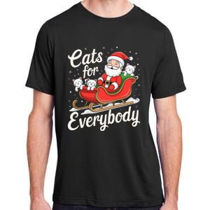 Cats For Everybody Christmas Adult ChromaSoft Performance T-Shirt