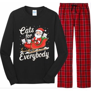 Cats For Everybody Christmas Long Sleeve Pajama Set