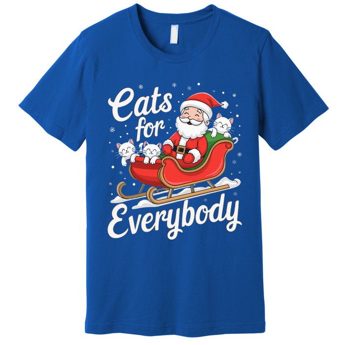 Cats For Everybody Christmas Premium T-Shirt