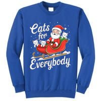 Cats For Everybody Christmas Tall Sweatshirt