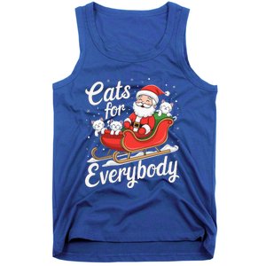 Cats For Everybody Christmas Tank Top