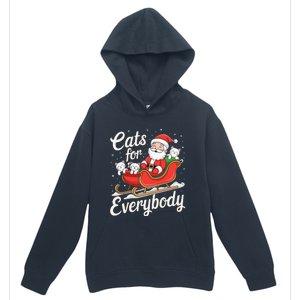 Cats For Everybody Christmas Urban Pullover Hoodie