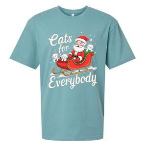 Cats For Everybody Christmas Sueded Cloud Jersey T-Shirt