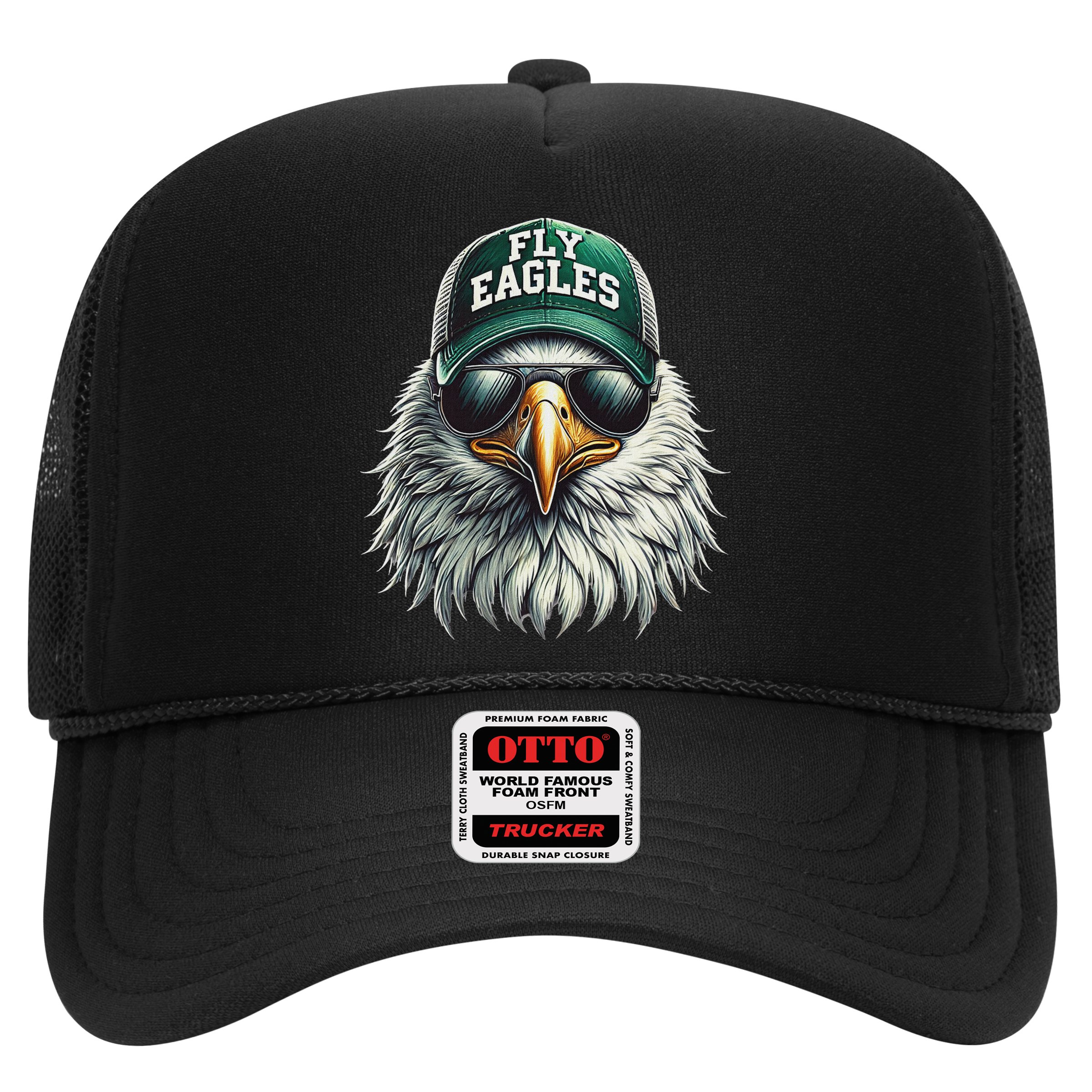 Cool Face Eagle With Sunglasses Vintage Eagles Flying Bird Hat