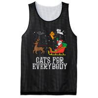 Cats For Everybody Christmas Cat Funny Xmas Wo Santa Mesh Reversible Basketball Jersey Tank