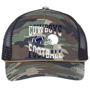 Cowboys Football Est 1960 Retro Rope Trucker Hat Cap