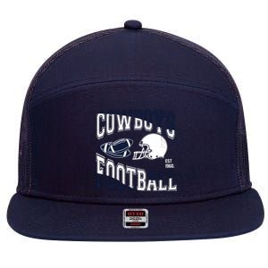 Cowboys Football Est 1960 7 Panel Mesh Trucker Snapback Hat