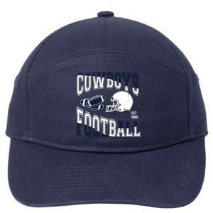 Cowboys Football Est 1960 7-Panel Snapback Hat