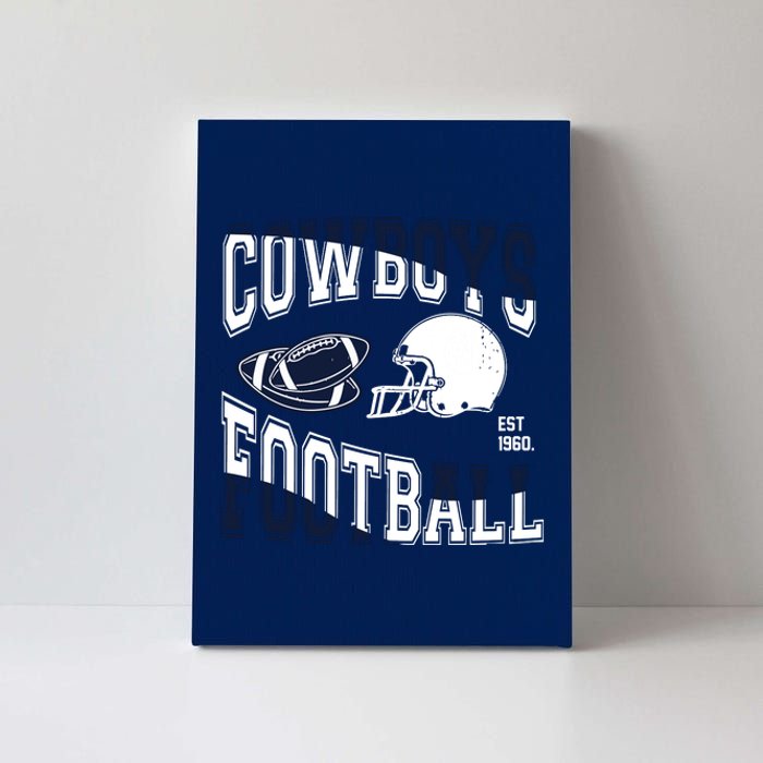 Cowboys Football Est 1960 Canvas