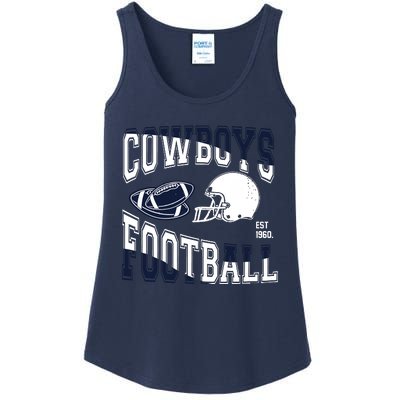 Cowboys Football Est 1960 Ladies Essential Tank