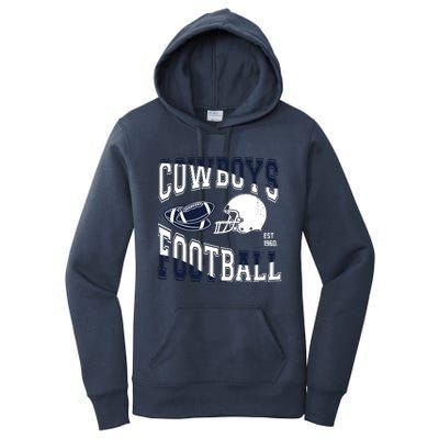 Cowboys Football Est 1960 Women's Pullover Hoodie