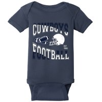 Cowboys Football Est 1960 Baby Bodysuit