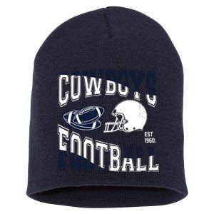 Cowboys Football Est 1960 Short Acrylic Beanie