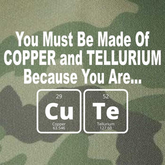 Cute Funny Element Copper Tellurium Legacy Tie Dye Trucker Hat