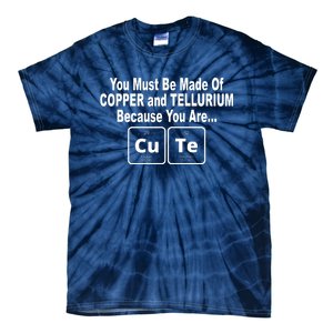 Cute Funny Element Copper Tellurium Tie-Dye T-Shirt