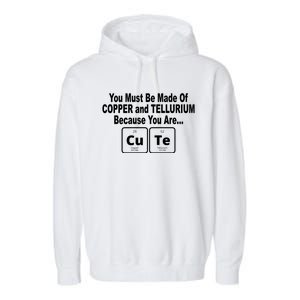 Cute Funny Element Copper Tellurium Garment-Dyed Fleece Hoodie