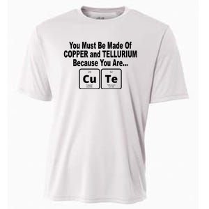 Cute Funny Element Copper Tellurium Cooling Performance Crew T-Shirt