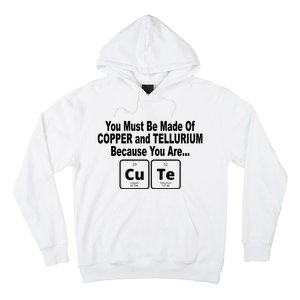 Cute Funny Element Copper Tellurium Hoodie