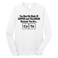 Cute Funny Element Copper Tellurium Long Sleeve Shirt