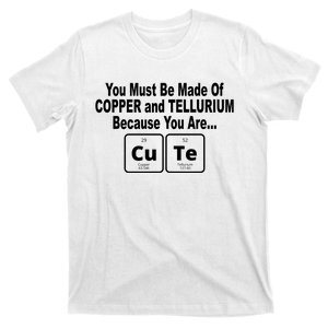 Cute Funny Element Copper Tellurium T-Shirt