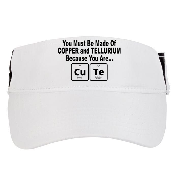 Cute Funny Element Copper Tellurium Adult Drive Performance Visor