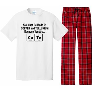 Cute Funny Element Copper Tellurium Pajama Set