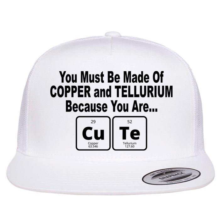 Cute Funny Element Copper Tellurium Flatbill Hat