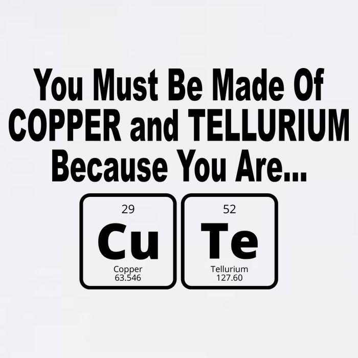 Cute Funny Element Copper Tellurium Flatbill Hat