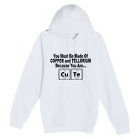 Cute Funny Element Copper Tellurium Premium Pullover Hoodie