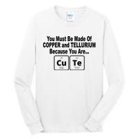 Cute Funny Element Copper Tellurium Tall Long Sleeve T-Shirt