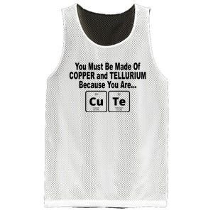 Cute Funny Element Copper Tellurium Mesh Reversible Basketball Jersey Tank